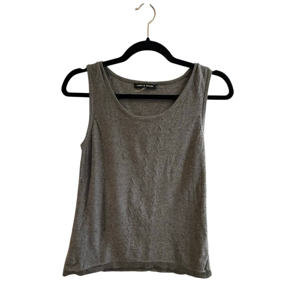 Cable and Gauge Gray Vest